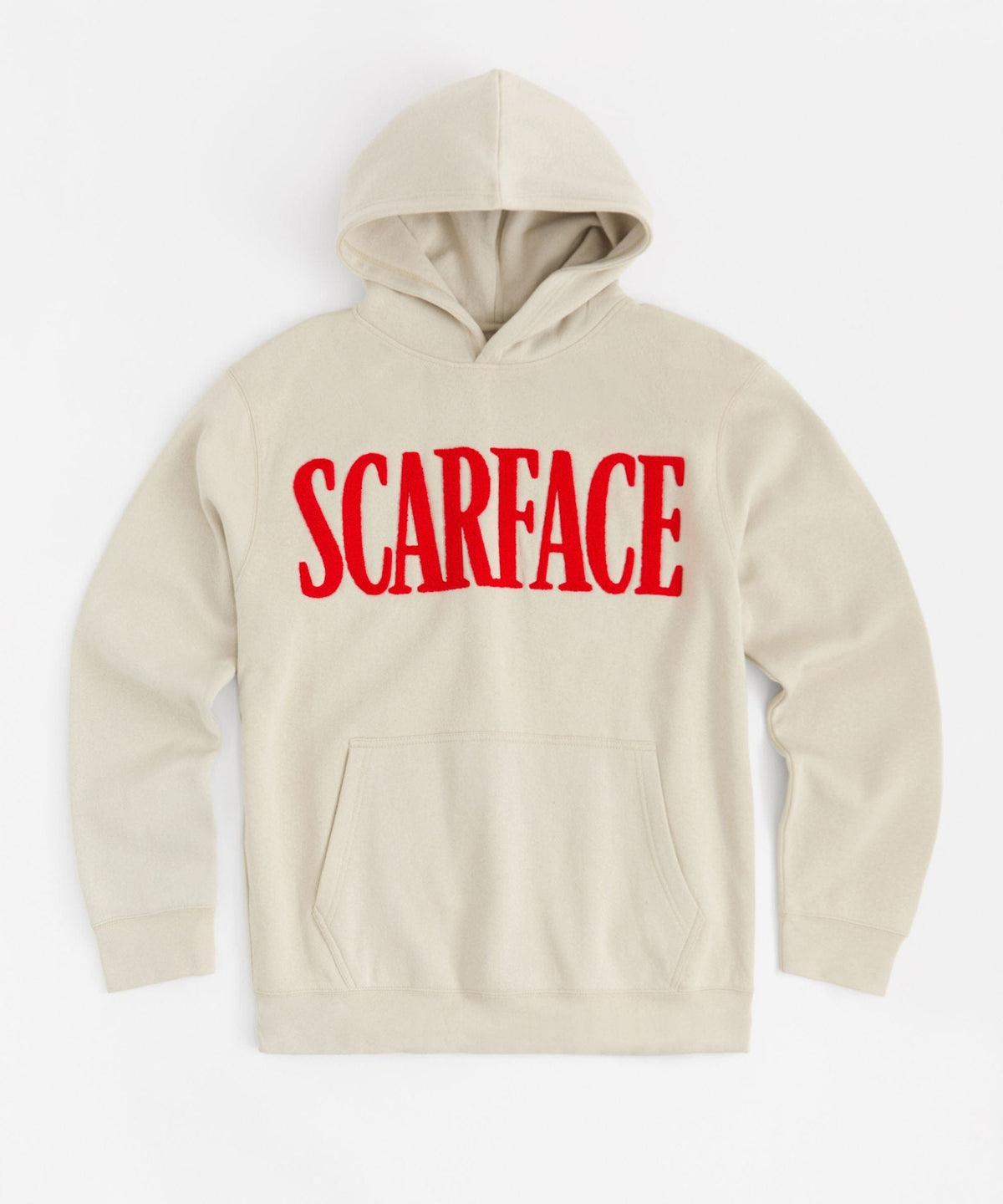 Plus Size Scarface Hoodie - Cream