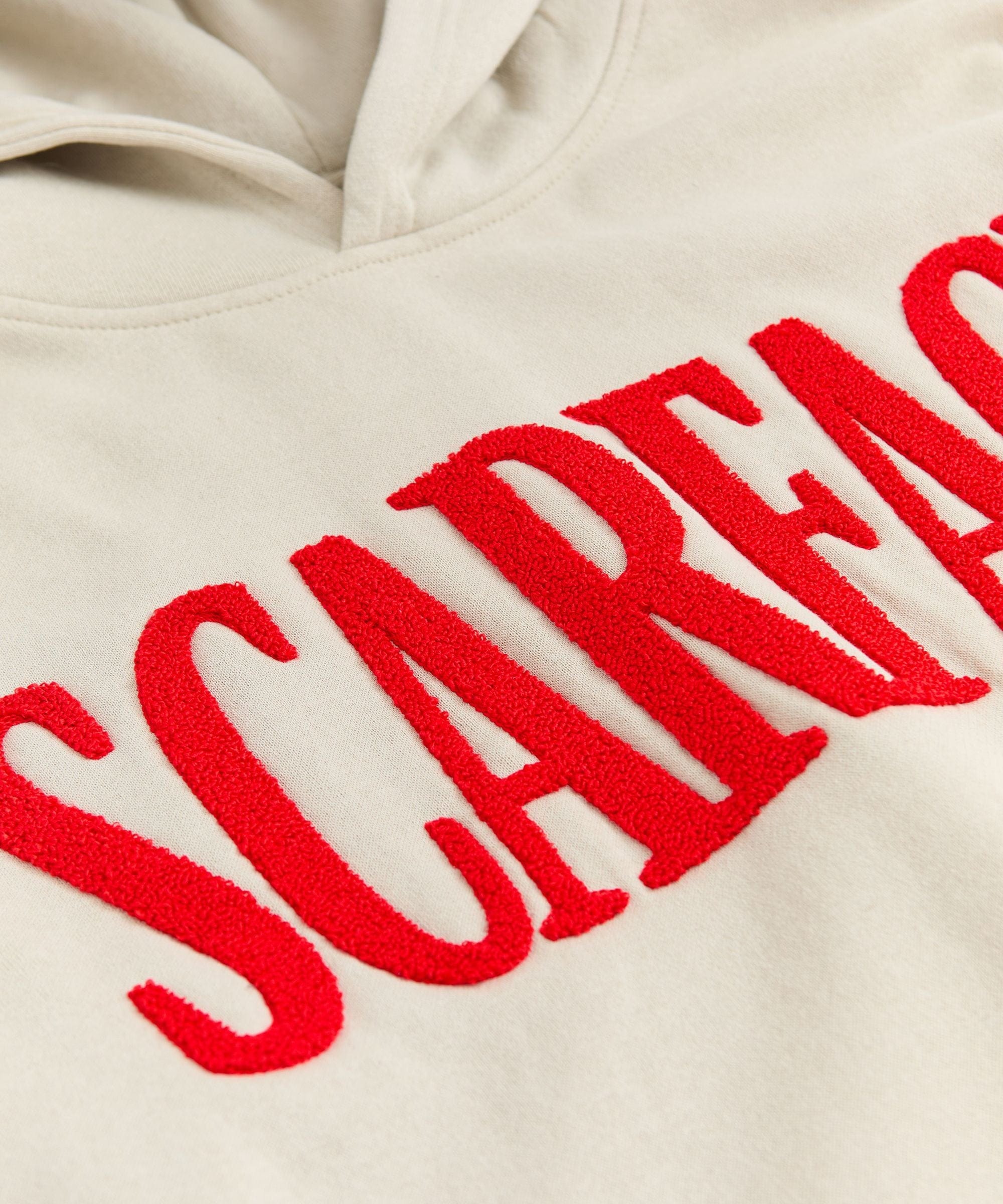 Plus Size Scarface Hoodie - Cream