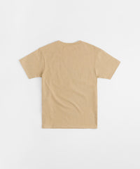 How High Degrees Embroidered Short Sleeve Tee - Tan