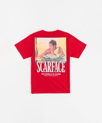 Plus Size Scarface I Always Tell The Truth Short Sleeve Tee - Red