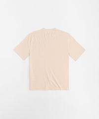 Cross Applique Short Sleeve Tee - Cream