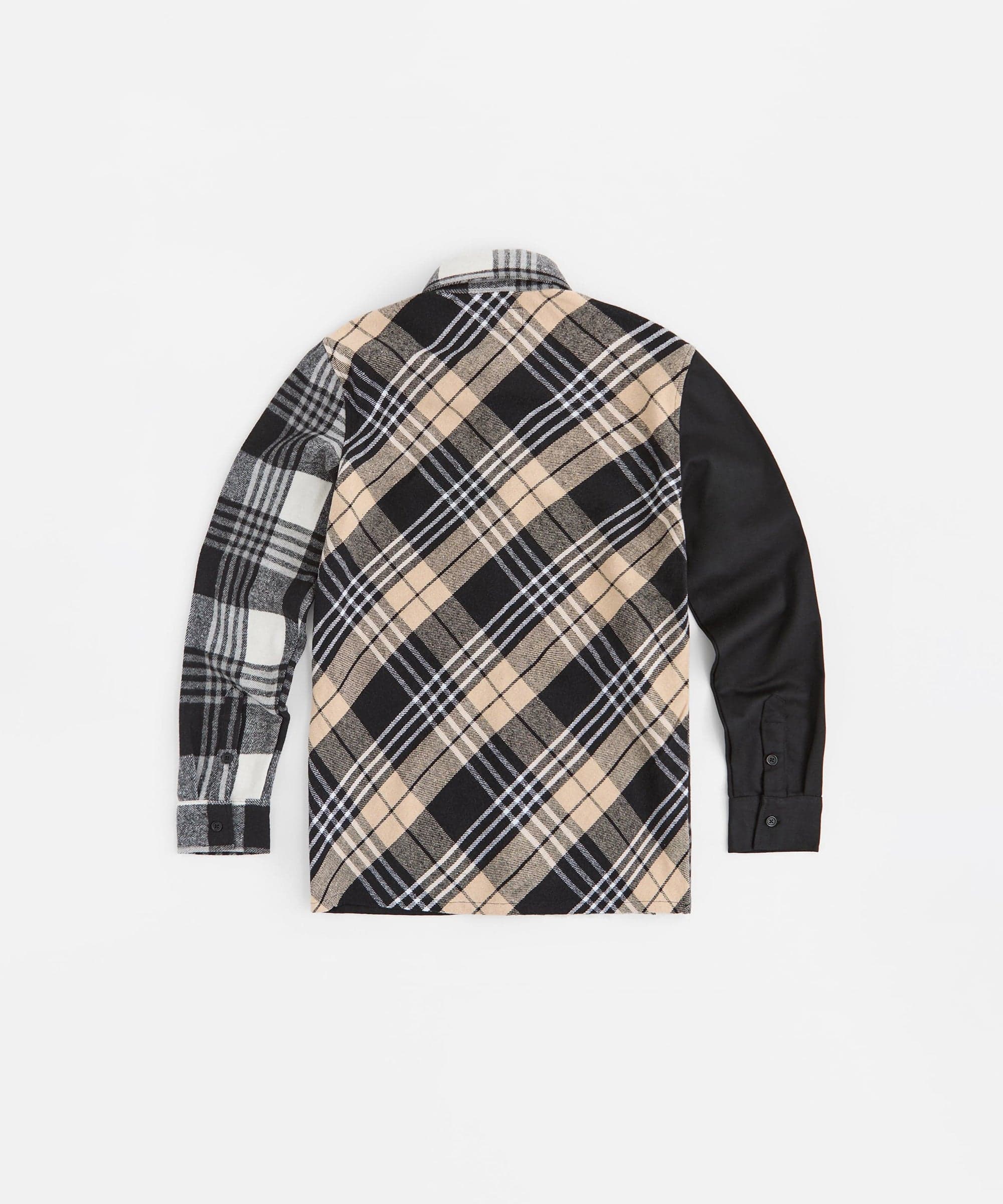 Snakes Flannel Long Sleeve Shirt - Grey