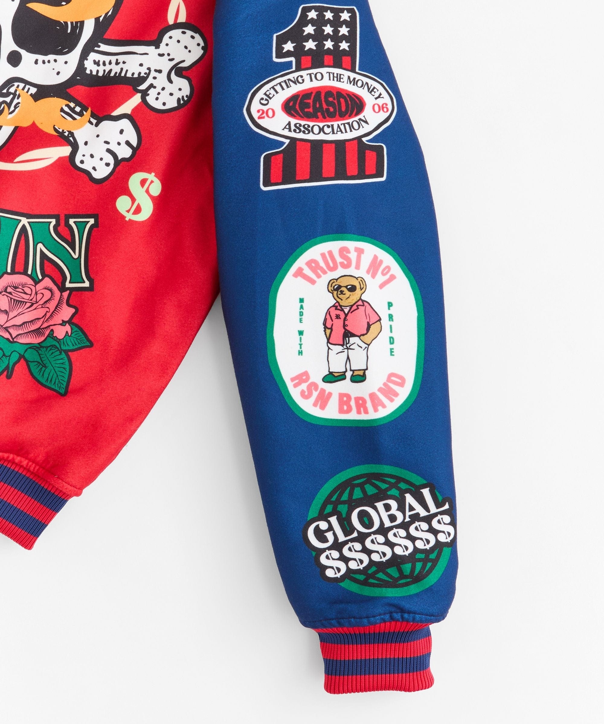 Captain Varsity Jacket - Red