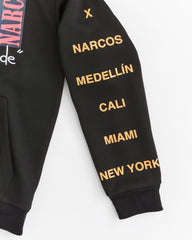 Narcos Code Fleece Hoodie - Black