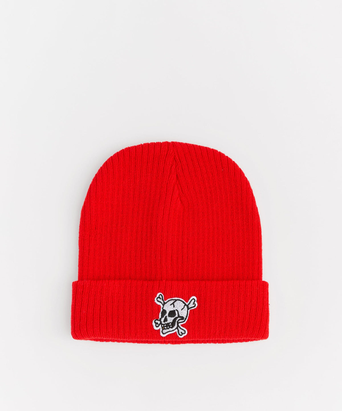 Crossbones Beanie - Red