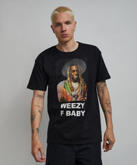 Lil Wayne Weezy F Baby Photo Short Sleeve Tee - Black