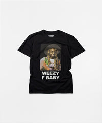 Lil Wayne Weezy F Baby Photo Short Sleeve Tee - Black