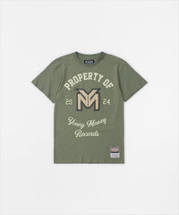 Lil Wayne Property Of Short Sleeve Tee - Olive Green