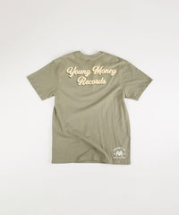 Lil Wayne Young Money Records Short Sleeve Tee - Olive Green