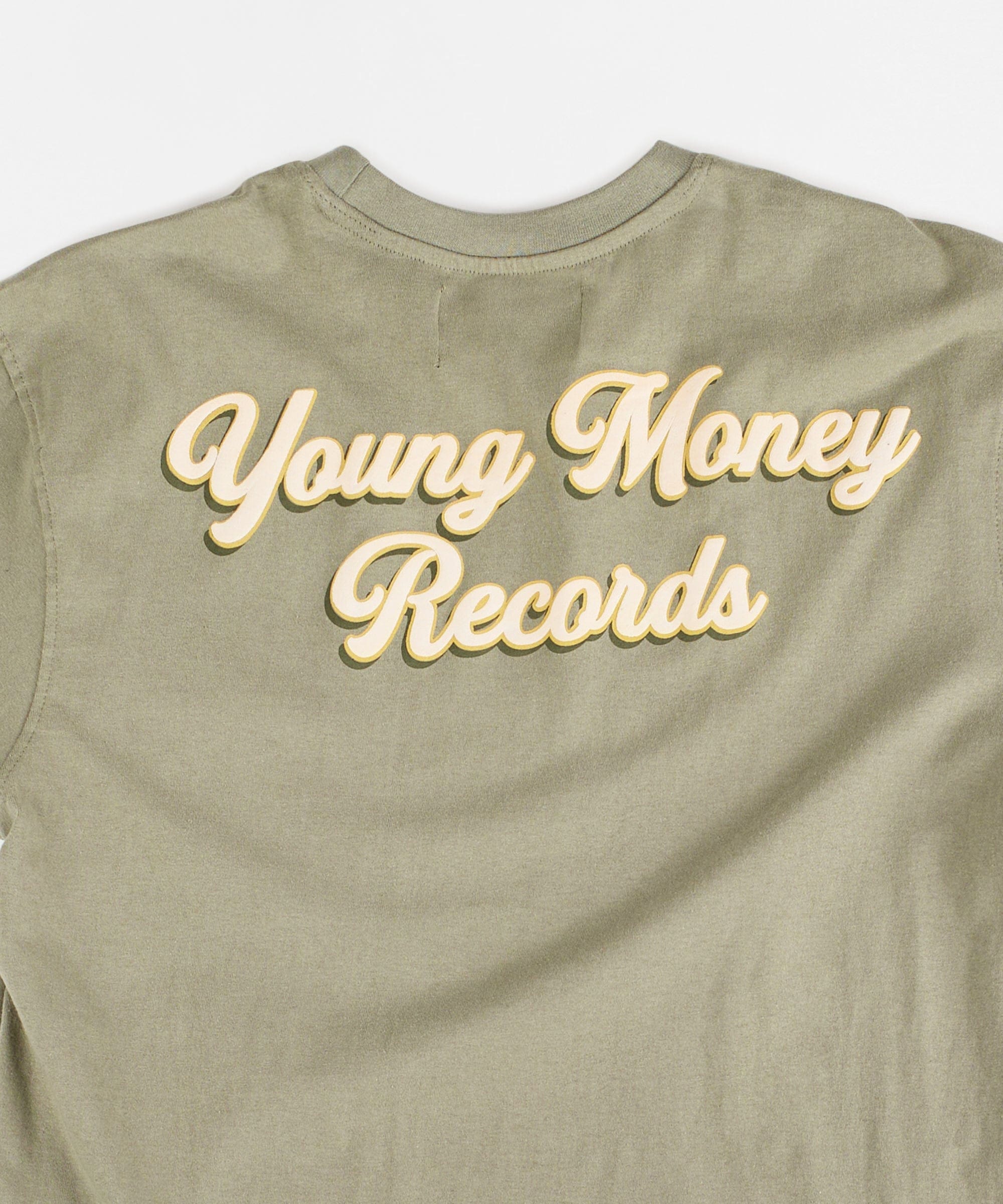 Lil Wayne Young Money Records Short Sleeve Tee - Olive Green