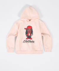 Kids Lil Wayne Tunechi Hoodie - Cream