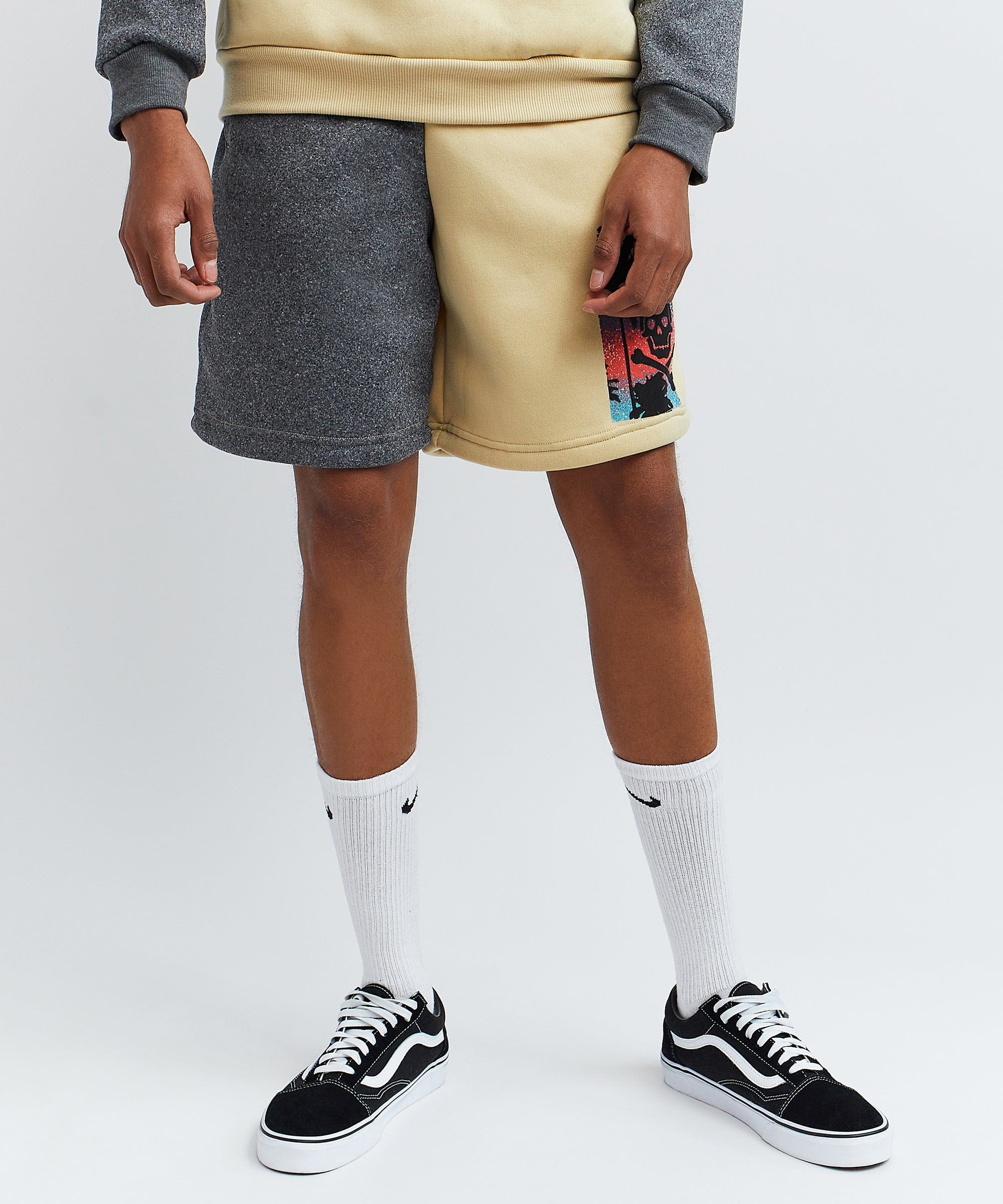 Skully Hood And Shorts Set