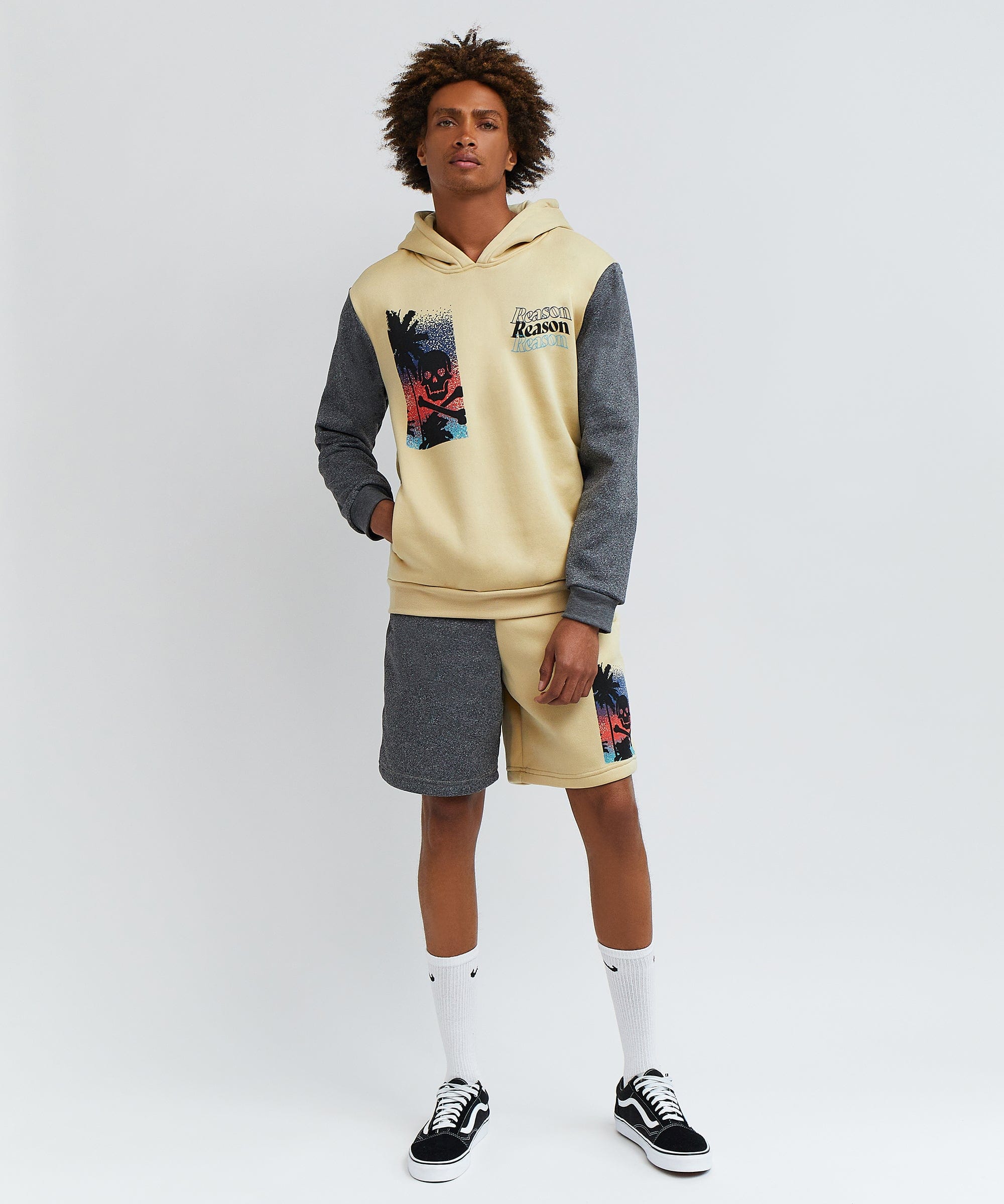 Skully Hood And Shorts Set