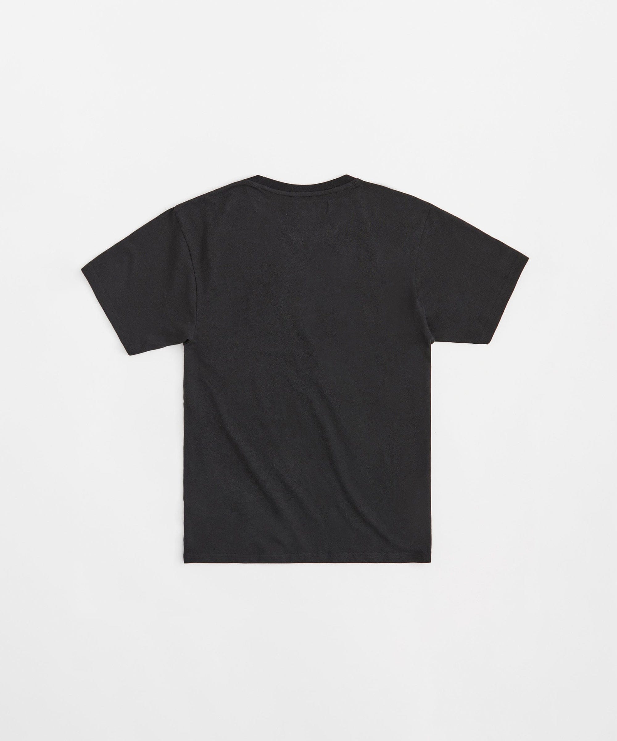 Trust No One Chenille Patched Short Sleeve Tee - Black