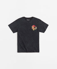 Take What's Yours Embroidered Short Sleeve Tee - Charcoal