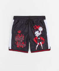 Betty Boop Basketball Shorts - Black