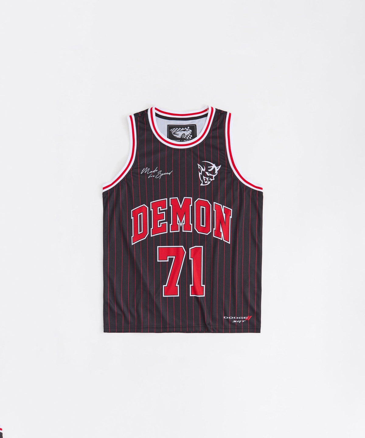 Dodge Demon Basketball Jersey - Black
