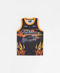 Fast & Furious Basketball Jersey - Black