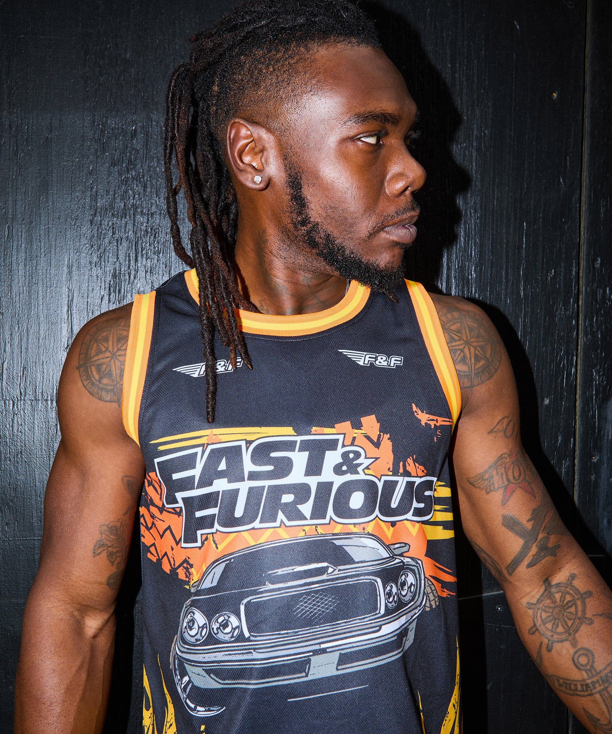 Fast & Furious Basketball Jersey - Black