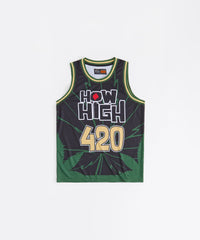 How High Basketball Jersey - Black