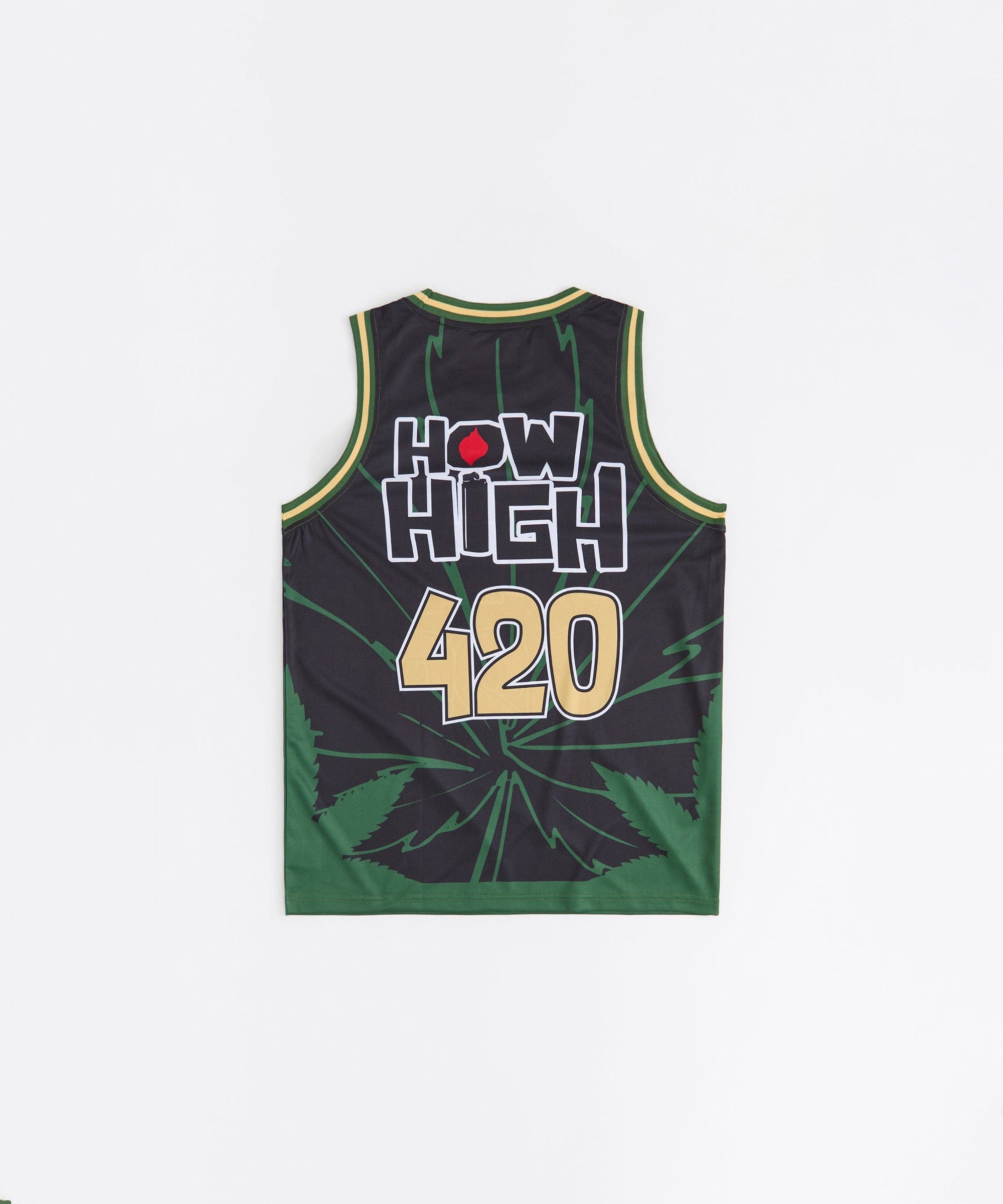 How High Basketball Jersey - Black