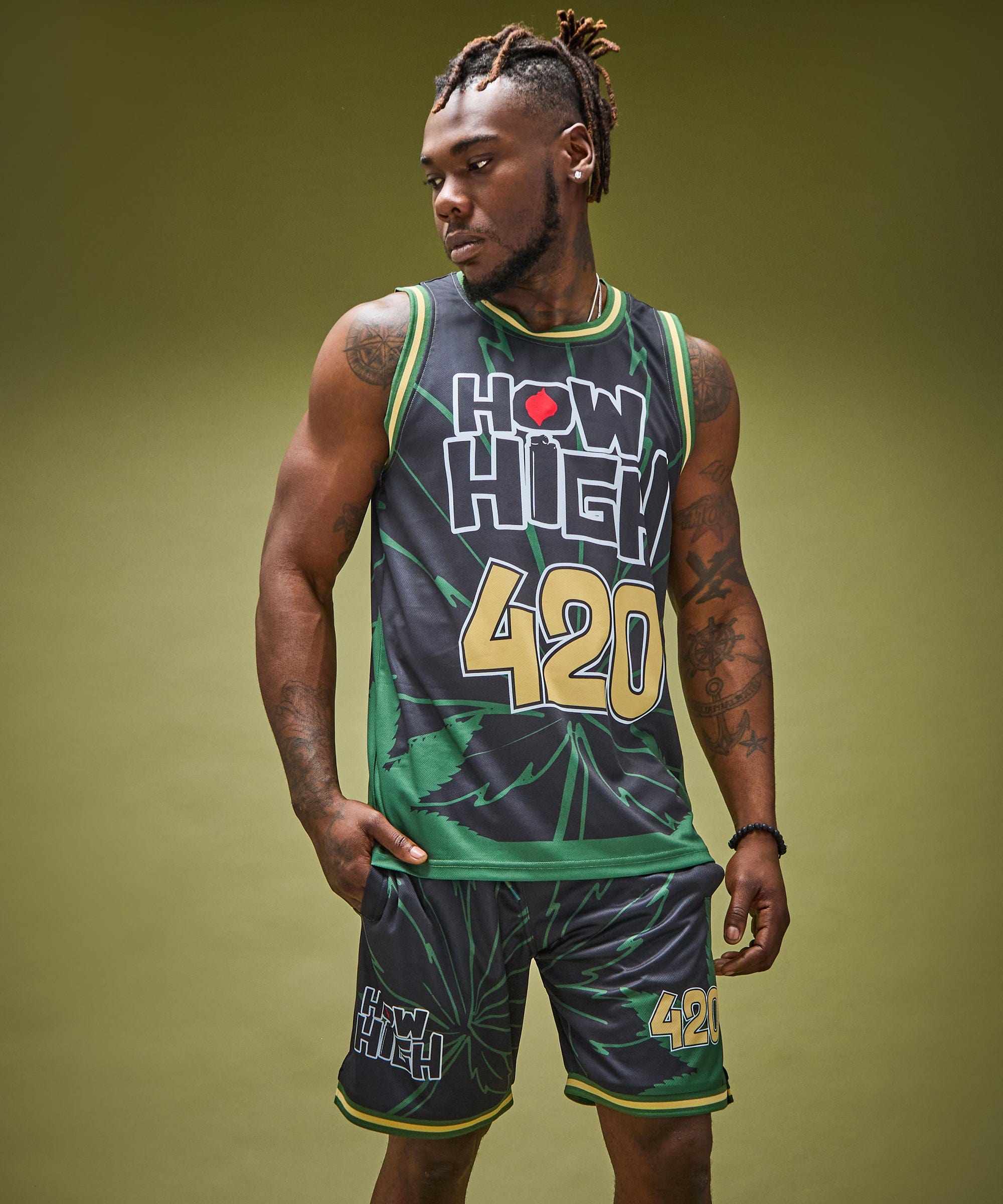 How High Basketball Short - Black