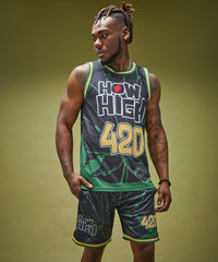 How High Basketball Short - Black