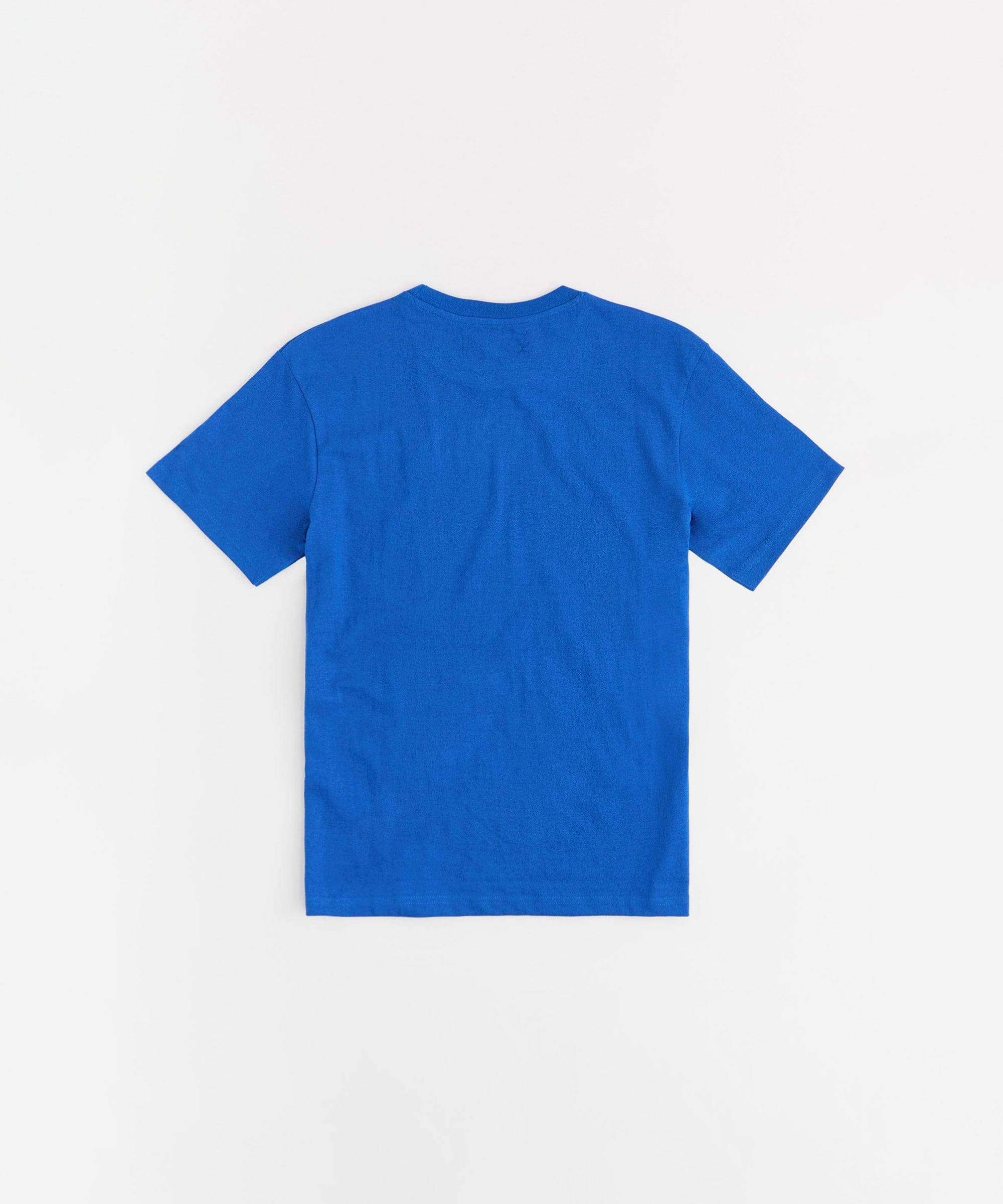 No Limits Skull Applique Short Sleeve Tee - Blue