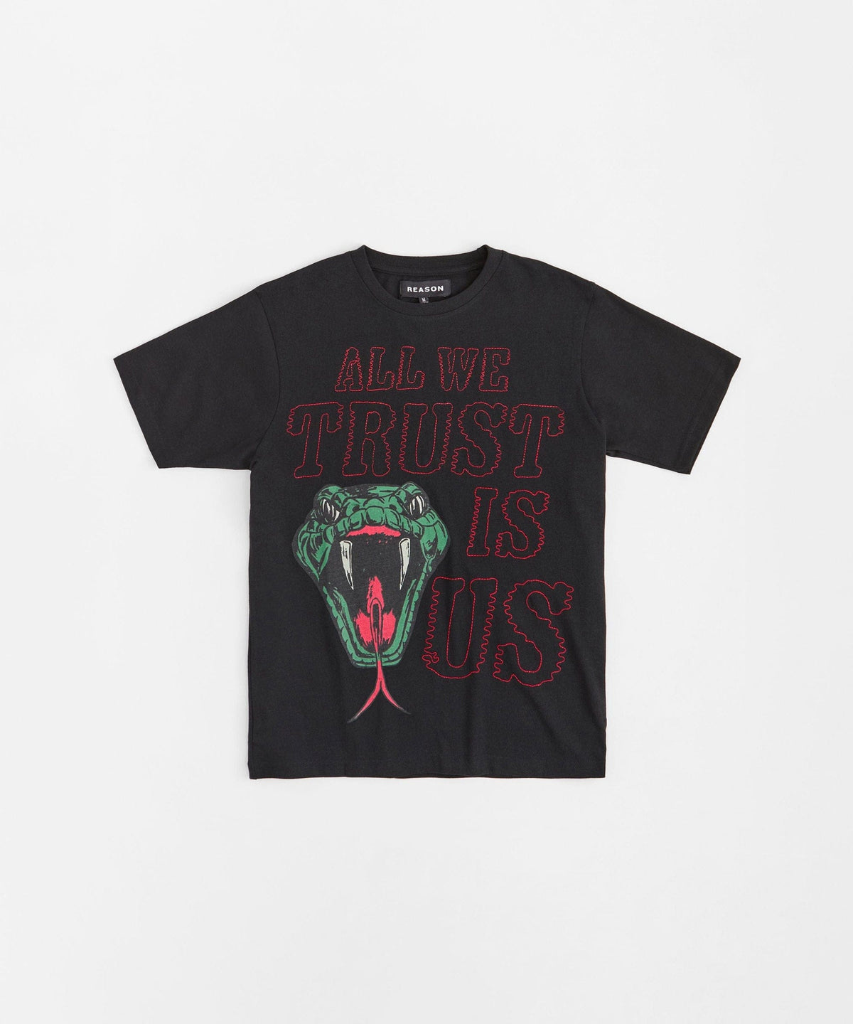 All We Trust is Us Short Sleeve Tee - Black