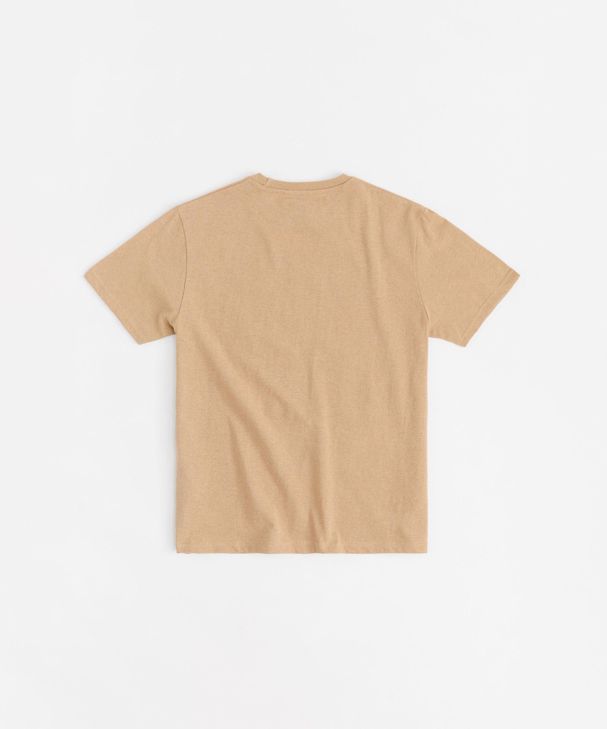 All We Trust is Us Embroidered Short Sleeve Tee - Khaki