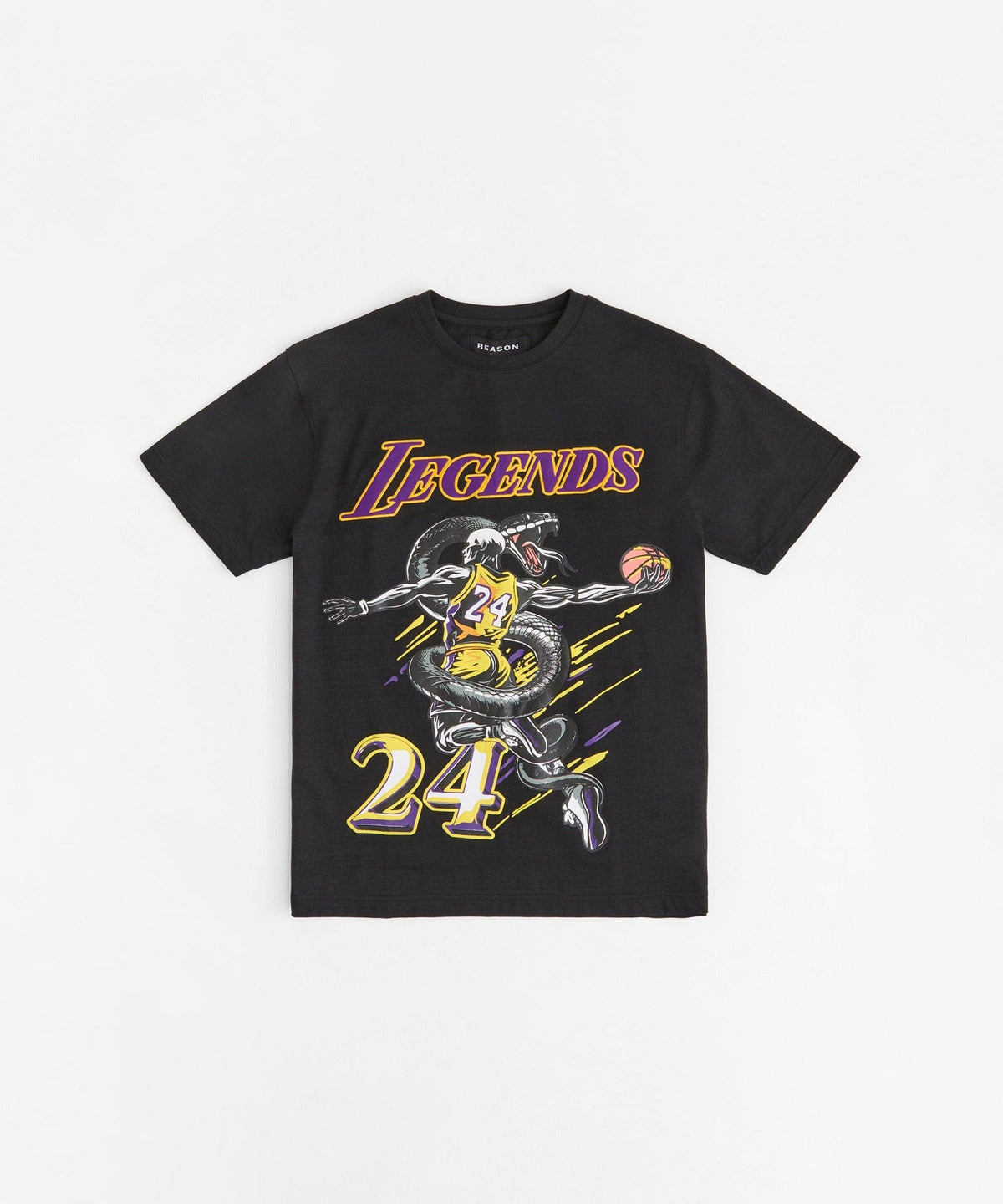 Legends 24 Applique Short Sleeve Tee - Black