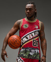 Pablo Basketball Jersey - Red