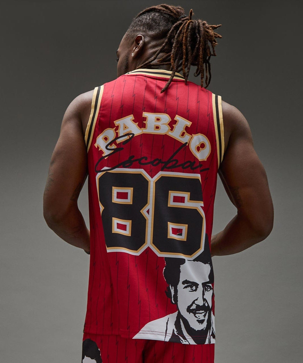 Pablo Basketball Jersey - Red