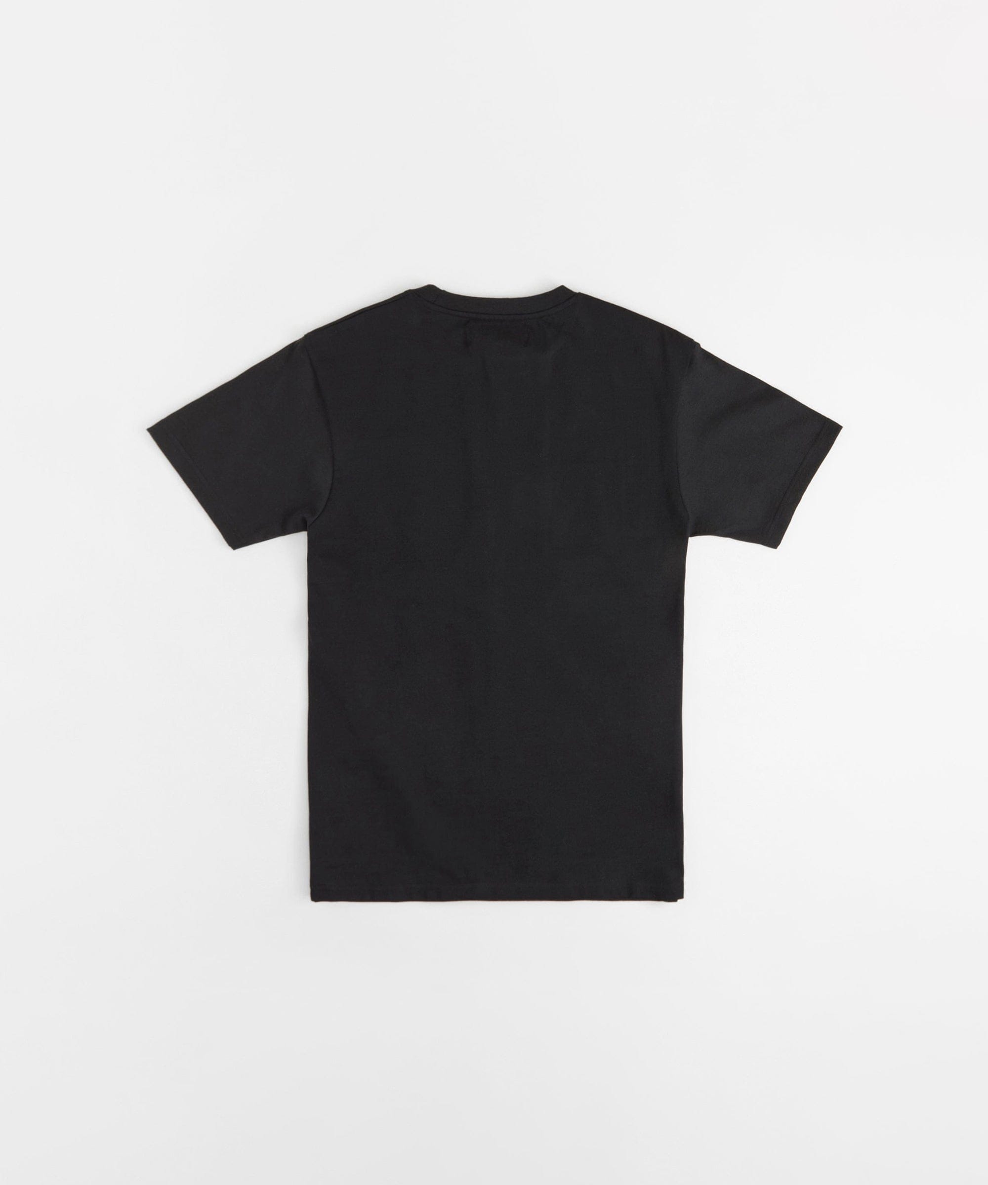 Teddy Embroidered Short Sleeve Tee - Black