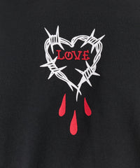 Women Anti Social Fleece Hoodie - Black