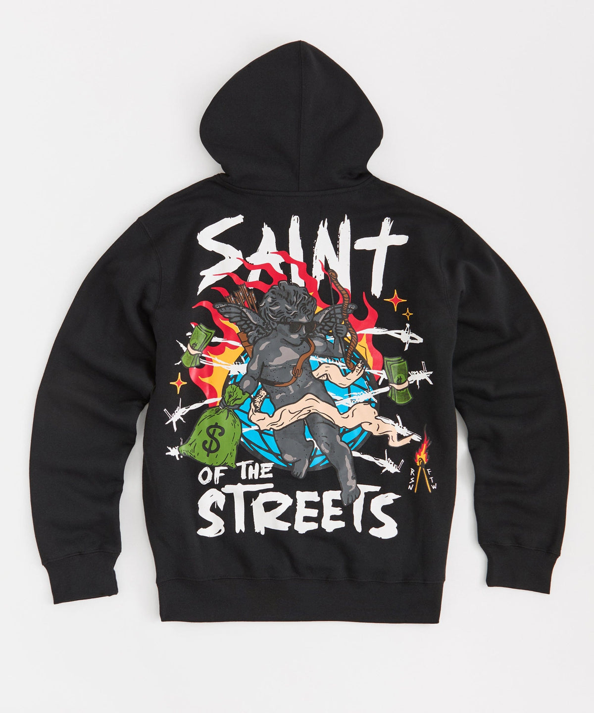 Women Anti Social Fleece Hoodie - Black