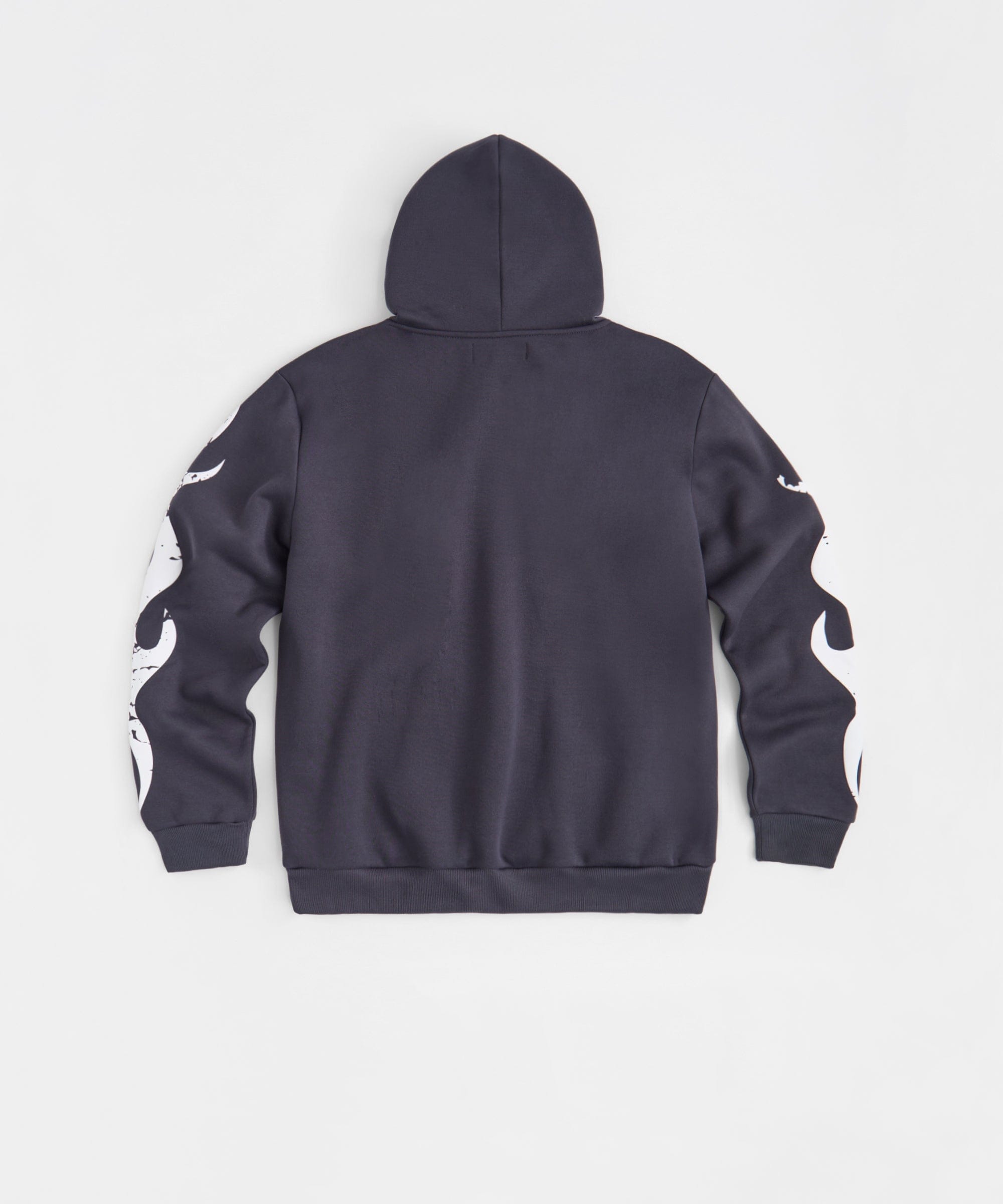Hustle Chenille Patched Hoodie - Black