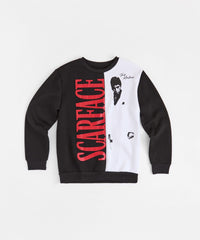 Scarface Split Long Sleeve Tee - Black
