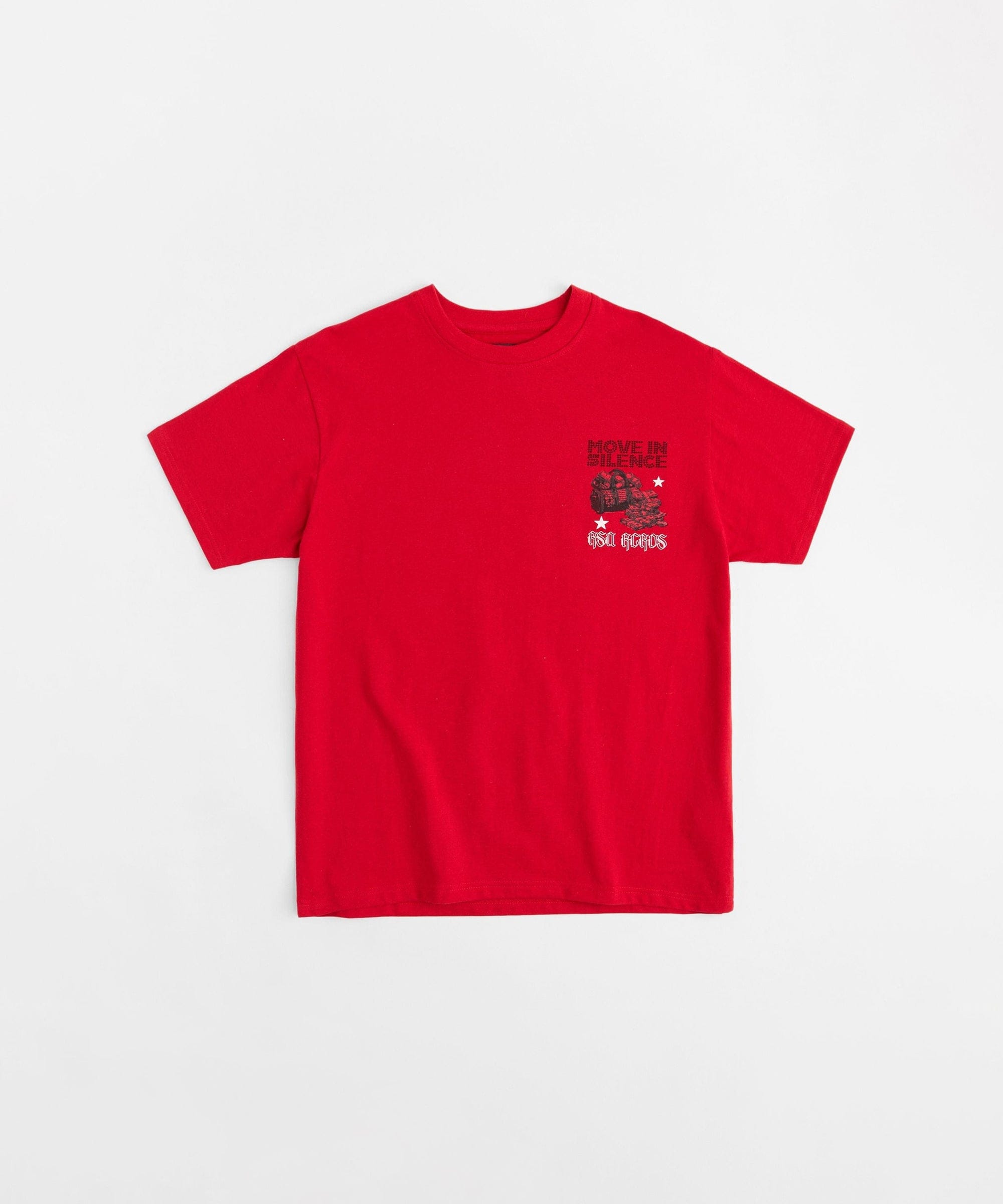 Hustle Over Hype Short Sleeve Tee - Red
