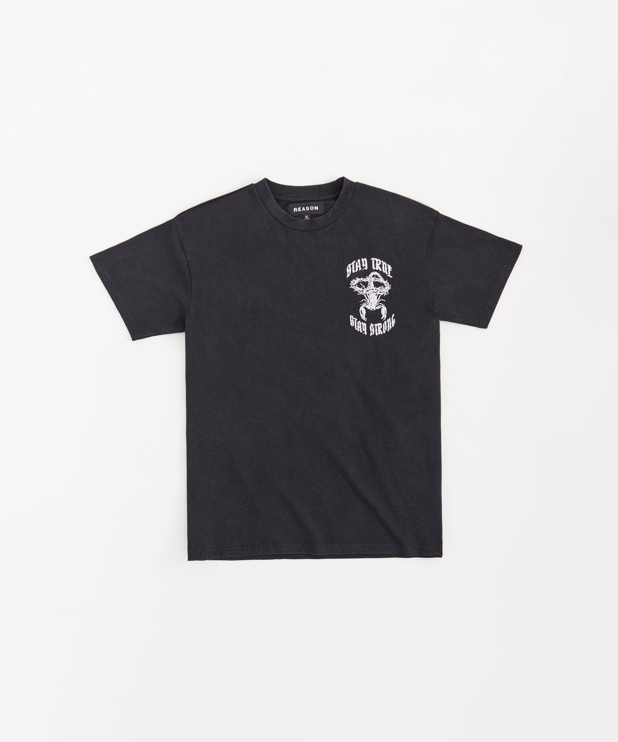 From Nothing Washed Short Sleeve Tee - Black