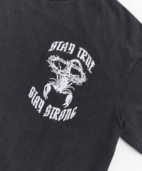 From Nothing Washed Short Sleeve Tee - Black