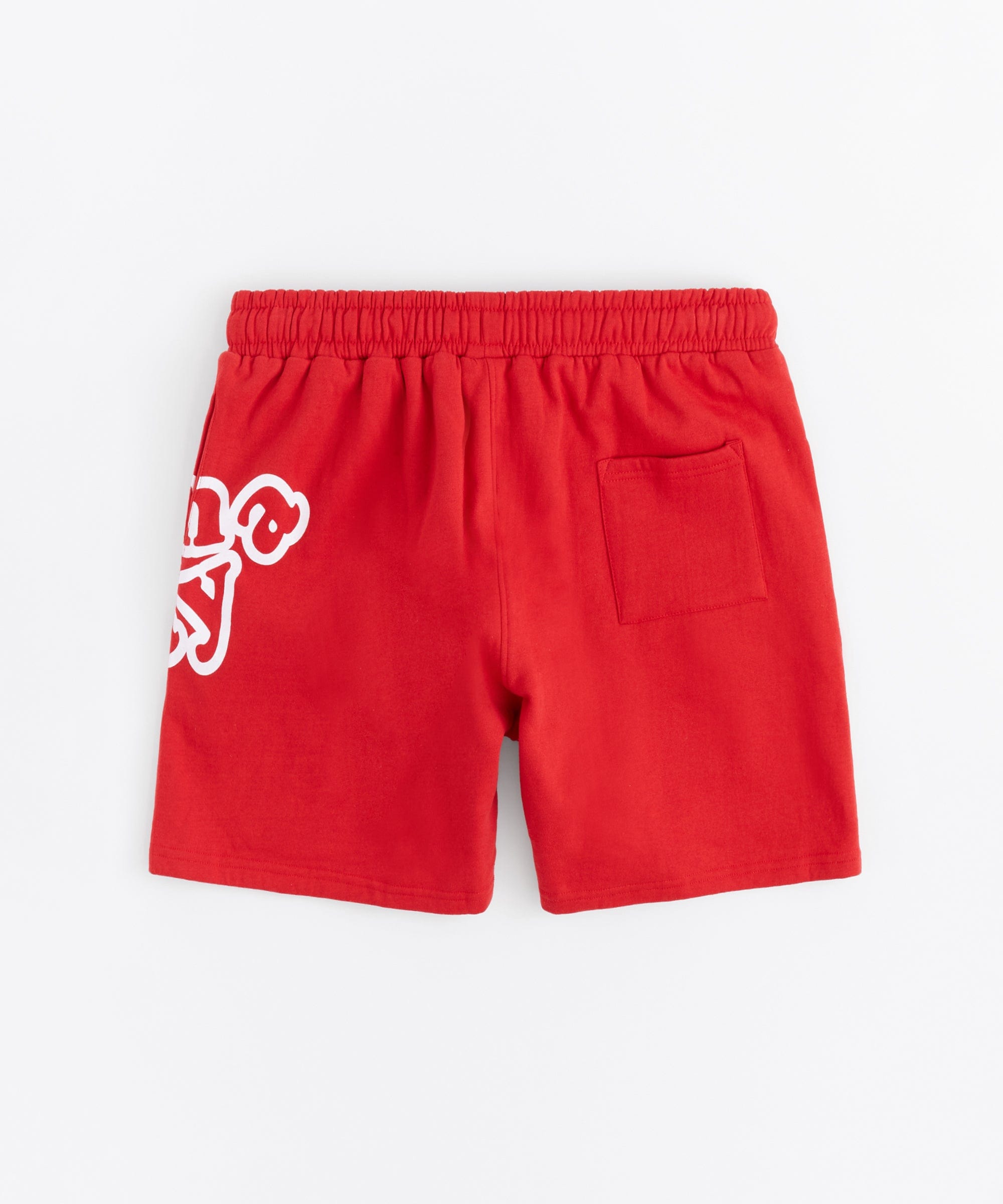 Chucky Horror Embroidered Fleece Short - Red