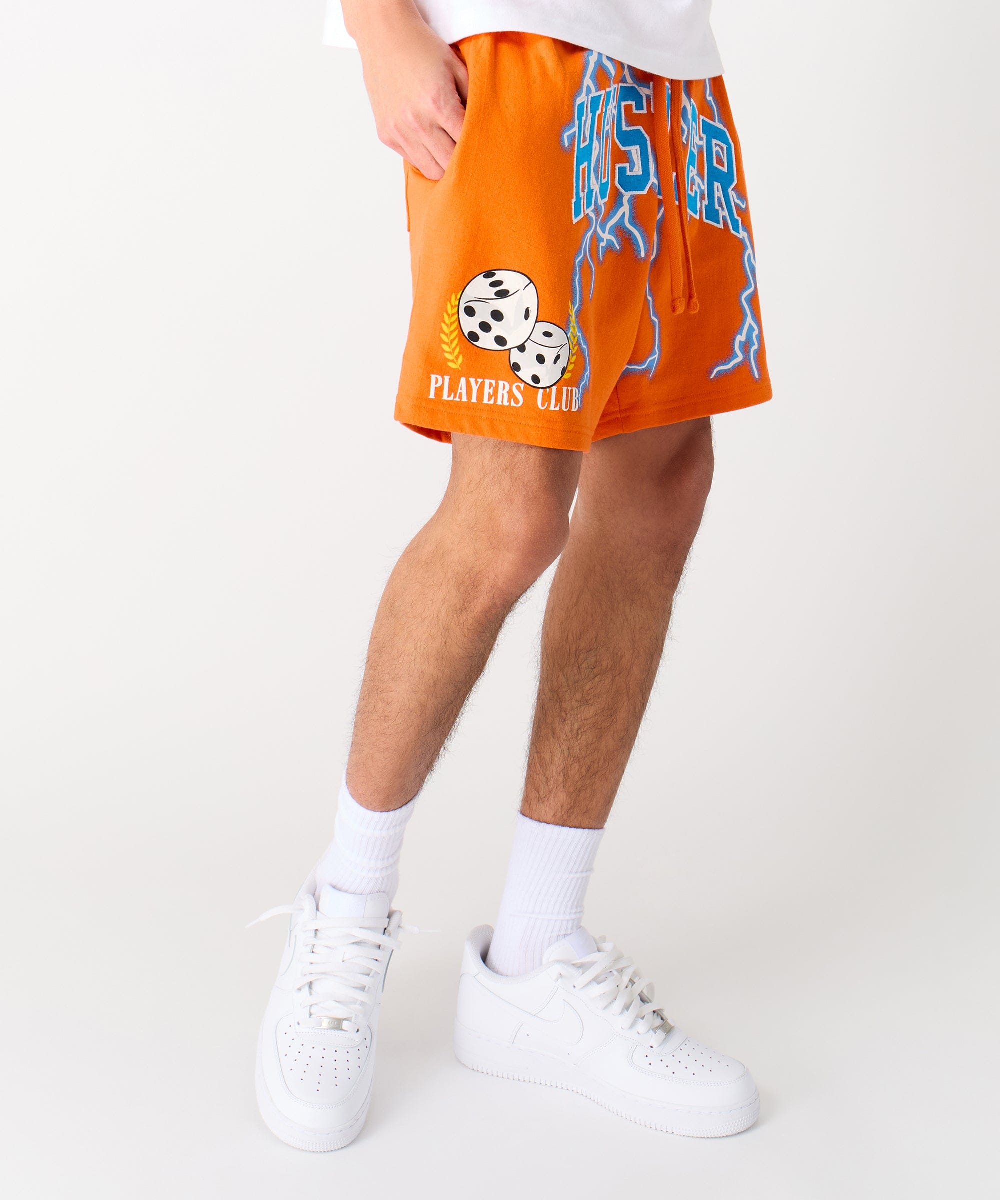 Hustler Players Club Short - Salmon