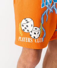 Hustler Players Club Short - Salmon