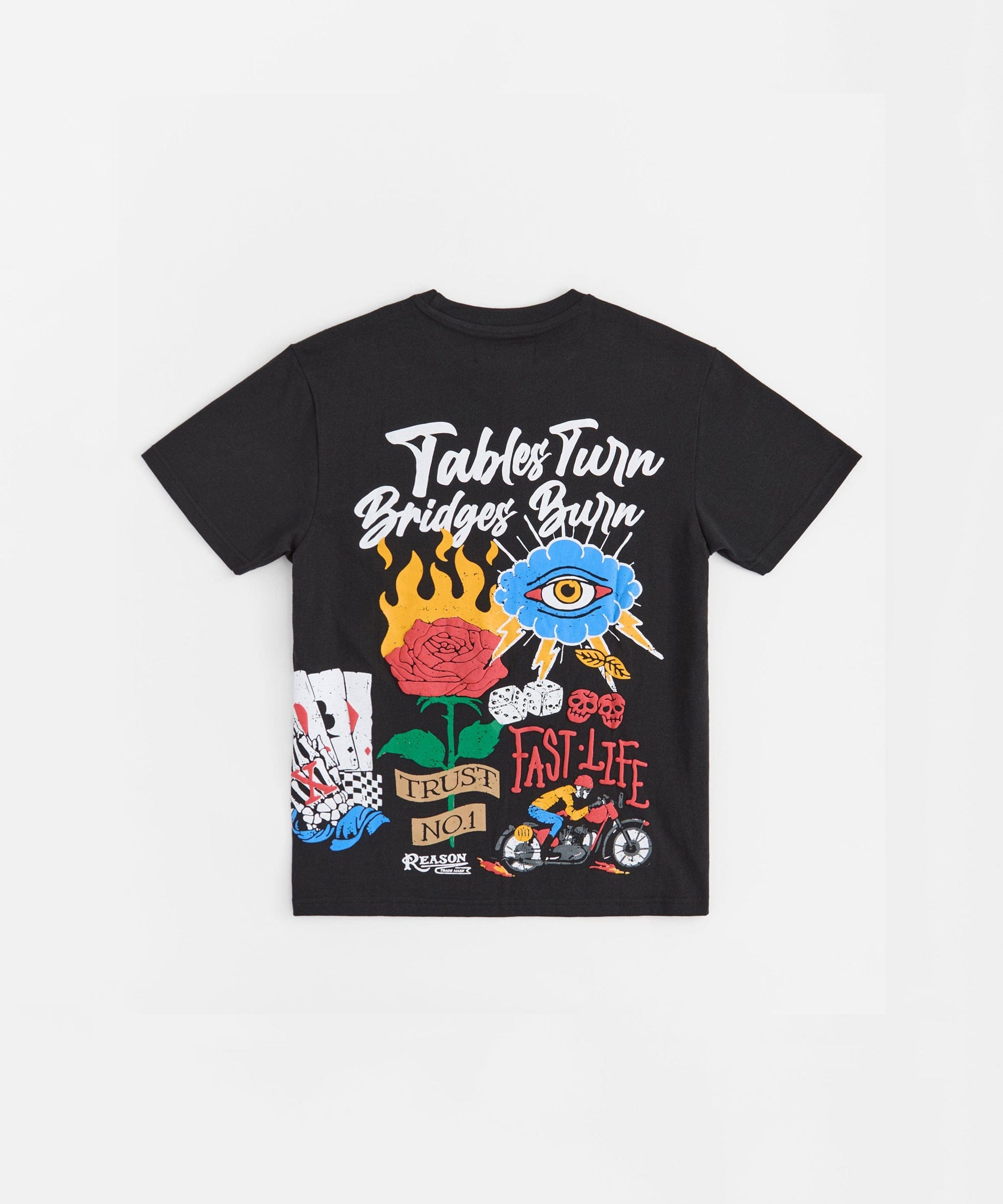 Fast Life Embroidered Short Sleeve Tee