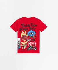 Fast Life Embroidered Short Sleeve Tee