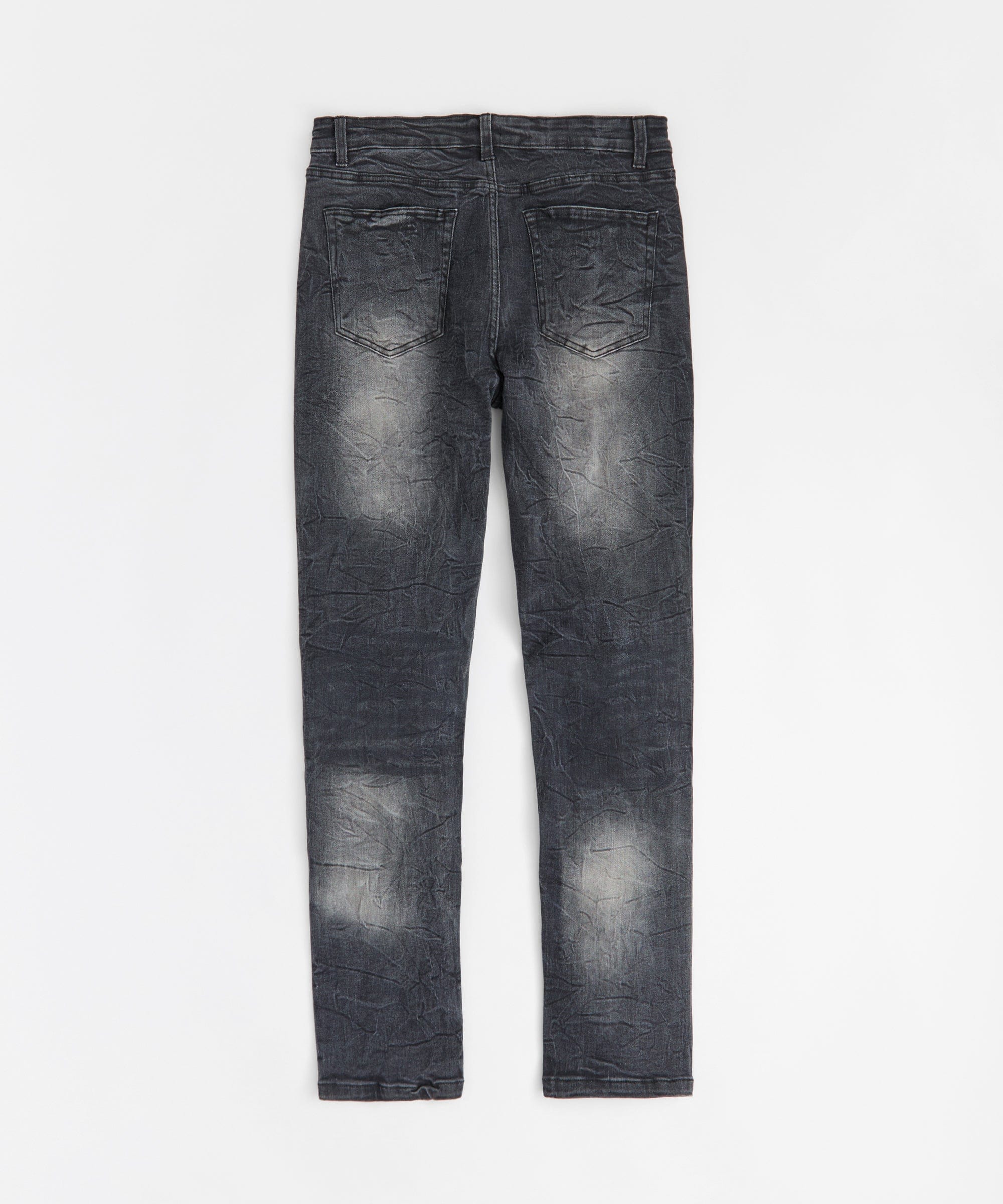 Destroyed Denim Jeans - Black