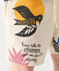 Impossible Embroidered Short - Tan