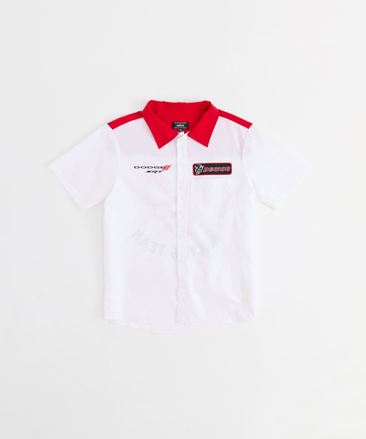Dodge Demon Mechanics Short Sleeve Shirt - White