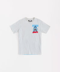Jaws Waves Short Sleeve Tee - Light Blue